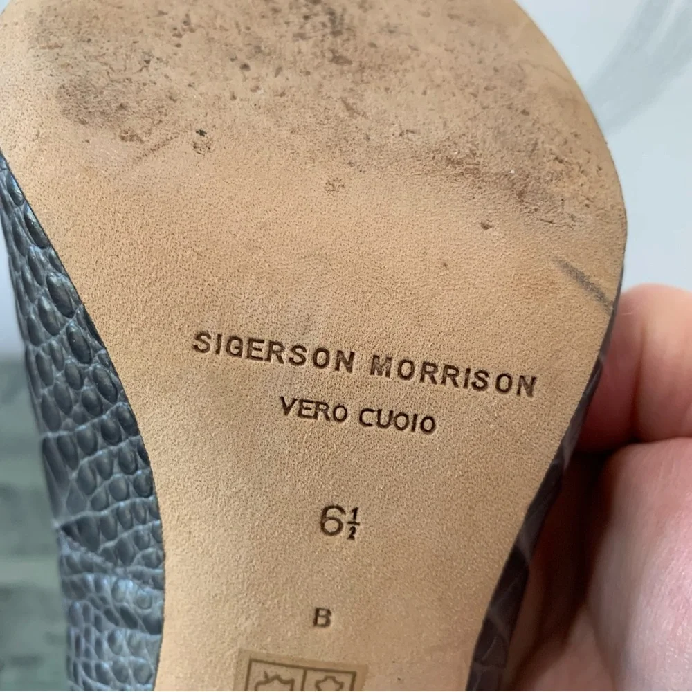 Sigerson Morrison Shoes Heels Gray 6.5